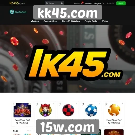 Análise da experiência do usuário no kk45.com